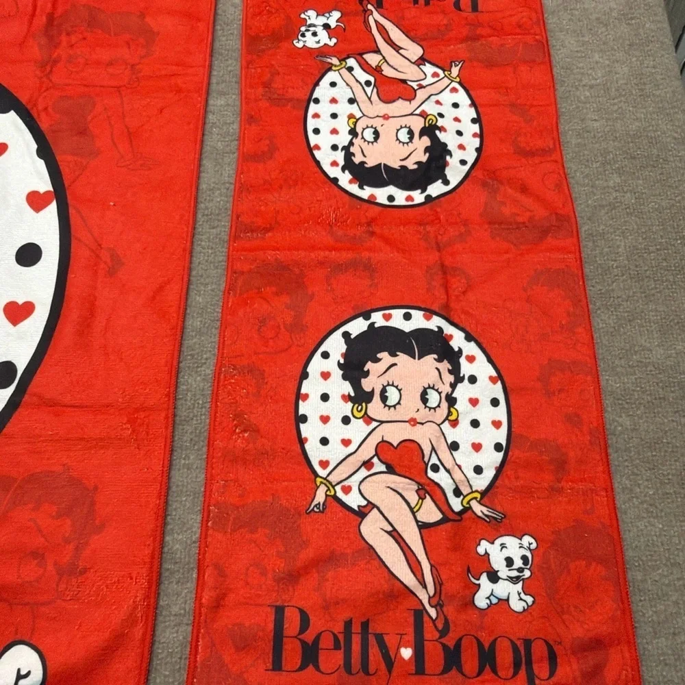 Betty Boop Red Towel Set 0561